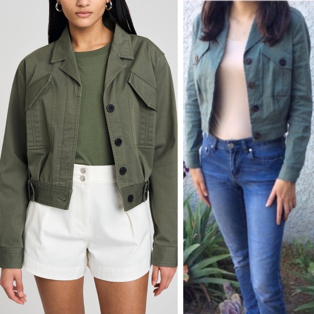10 Crosby Derek Lam Olive Green Jacket